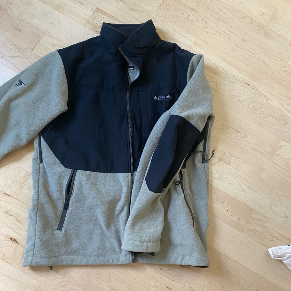 Columbia Black and Tan Performance Jacket